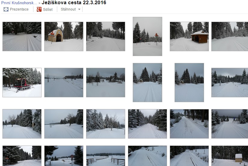Fotogalerie-bežecké trasy 22-3-2016-krusne-hory-bozi-dar